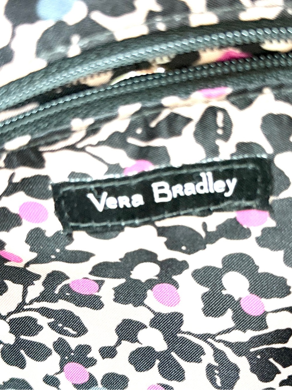 Vera Bradley Quilted Black Crossbody Bag - Picture 7 of 12